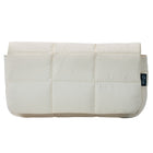 General Supply Goods + Co Goods + Co Puffer Pouch - Cream-Measures 8.66" W × 4.33" H × 1.97" D (22 cm W × 11 cm H × 5 cm D).