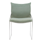 Zuo Pola Dining Chair - Green - Set of 2-Cozy polyester linen fabric
