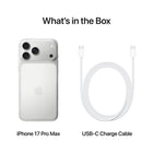 Apple iPhone 17 Pro Max - 2 TB - Silver - Unlocked-Built For Apple Intelligence - Personal, private, powerful. Write, express yourself, and get things done effortlessly