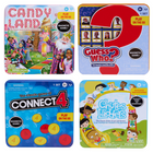 Hasbro Classic Assorted Games Set-Travel Game for Kids: Keep kids entertained on road trips, flights, camping adventures, and more with this portable game. Game pieces stow neatly inside the 6.5" x 6.5" tin for easy storage