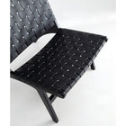 Manhattan Comfort Maintenon 25.79" Industry Chic Faux Leather Upholstered Accent Chair - Black-30 Day Limited Manufacturer's Warranty