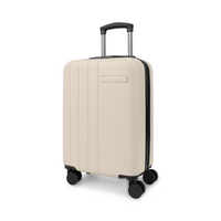 Bugatti Bordeaux Hardside Carry-On Luggage - 21.5" - Beige-Made of ABS/PC