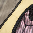 PawHut Hexagon Fabric Portable & Foldable Pet Playpen -Side mesh for improved airflow and vision