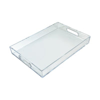 Azar Acrylic Serving Tray - Clear-Sold in Packs of 1