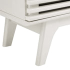 Modway Render 59" TV Stand - White-Smooth Wood Grain Laminate