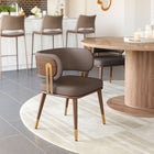 Zuo Brew Dining Chair - Brown/Walnut-Dimensions: 20.5" L x 21.3" W x 28.0" H