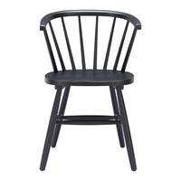 Zuo Stenger Dining Chair - Black - Set of 2-Armrest support