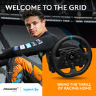 Logitech G923 Racing Wheel and Pedals for PS5, PS4 and PC featuring TRUEFORCE up to 1000 Hz Force Feedback - Black-Programmable dual clutch: Get off the starting line faster with maximum traction and minimum smoke in supported games