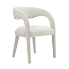 Modway Pinnacle Boucle Upholstered Dining Chair - Ivory - 2 Pack-Weight Capacity: 330 lbs.