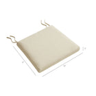 Modway Jax Fabric Dining Chair Seat Cushion - Linen-Textured Fabric Cover