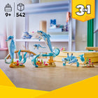 LEGO Creator Sea Animals: Beautiful Dolphins-Build and play with 3 sea animal sets: 2 dolphins, a seahorse or a crab