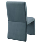 Modway Emory Upholstered Performance Velvet Dining Side Chair - Cadet Blue-7
