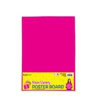 Royal Brites Fluorescent Assorted Poster Boards - 11" x 14" - 5 Pack-Bold, Vibrant Colors