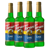 Torani Lime Syrup - 750 mL - 4 Pack-Delicious tangy Flavour: With a tart aroma, this syrup evokes the taste of perfectly ripe limes