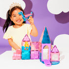 MAGNA-TILES Castle 25-Piece Magnetic Construction Set-What Makes It Unique: Includes our first working Drawbridge, Spiral Staircase and Balcony, exclusive Dragon and Royalty figures, redesigned Windows for enhanced storytelling and imaginative play. 