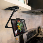 Kanto Universal Phone & Tablet Stand - Dual Arm - Black-Includes assembly manual, camera adapter and mounting brackets