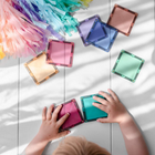 Connetix Pastel Creative Pack - 120 Pieces-Compatible with the entire Connetix range as well as other magnetic tile brands