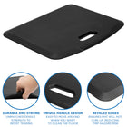 Mount-It! Anti-Fatigue Mat - 18" x 22" - Black-Made to withstand heavy use and easy to wipe and clean with a damp cloth