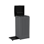 Suncast Trash Hideaway - Peppercorn-Uses 36 to 39 gallon trash bags. 
