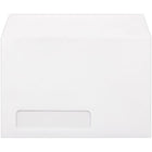JAM Paper Window Envelopes - White - 6" x 9" - 50 Pack-Moistenable glue seal: these envelopes are designed with a traditional moistenable adhesive sealing method, making them an excellent option for quick and easy projects. to seal, use the moistening method of your choice. simply moisten the strip of adhesive, apply pressure, and you’ll have the perfect seal. it couldn’t be easier!