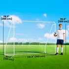 Soozier Soccer Goal for Backyard-Tough PE mesh
