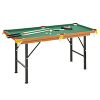 Soozier 55" Portable Mini Billiard Table-The portable table bring condensed fun in any place with a table or flat surface