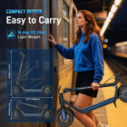 Gyrocopters FlashX Electric Scooter for Adults & Teens - Speed 32 kmph - Range 32 km - APP - Black-Connect to the Ofstar Mobi app via Bluetooth to track rides, toggle cruise control, and monitor battery life in real-time
