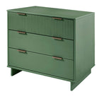 Manhattan Comfort Granville 37.8" Modern Dresser - Sage Green-Recommended for up to 35 inch TV.