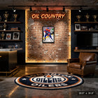 Connor Mcdavid Oilers Action - Framed Canvas - 22" x 31"-Finished size: 22.5x31.5