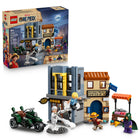 LEGO One Piece Showdown with Captain Smoker-Enjoy explosive fun with this Loguetown office building toy for ONE PIECE fans