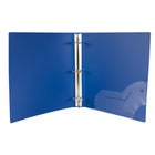 Filemode Extra Thick Poly Binder, Blue, 1" Ring, 6 Pack-1" ring