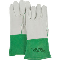 Weld-Mate Welding Gloves, Grain Cowhide, Size X-Large - 12 Pack-Inner Lining Unlined