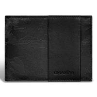 Champs Camo Leather Bi-Fold Wallet - Black-Bold camo style
 Stand out with a rugged combination of premium leather and camo print design, perfect for those who embrace adventure and individuality.