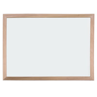 Flipside Crestline Wood Framed Magnetic Dry Erase Board - 24" x 36"-Smooth, scratch-resistant surfaces.