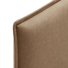 Modway Camille Upholstered Linen Blend Queen Size Headboard - Almond-Assembly Required