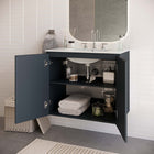 Modway Bryn 30" Wall-Mount Bathroom Vanity - Grey/White-Wall-Mount Design
