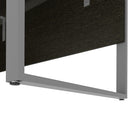 Bestar Aquarius Computer Desk - Deep Grey & White-Made in Canada