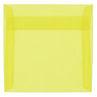 JAM Paper Square Translucent Vellum Invitation Envelopes - 6.5" x 6.5" - Primary Yellow - 25 Pack (PACV526)-Color: Primary Yellow 