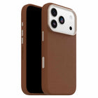 OtterBox Symmetry Cactus Leather Compatible with MagSafe Case with Camera Control for iPhone 17 Pro - Dessert Saddle Brown-Drop+ | 3X as many drops as military standard (MIL-STD-810G 516.6)