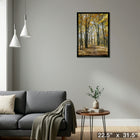 Autumn Leaves - Framed Canvas - 22" x 31"-Ready to hang - arrives fully assembled