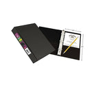 Avery Durable View Binder, 1" Sized Round Rings, 5-1/2" x 8-1/2" , Black, (17167)-Round Ring, 3 rings, Double Booster binder closure