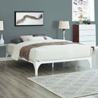 Modway Ollie Full Bed Frame - White-Sturdy Powder Coated Steel Frame