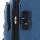 Samsonite ZoomR 360 Spinner Large Luggage - 32" - Blue-Padded top and side carry handles help you to lift a fully-packed case
