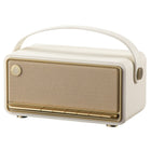 Edifier MP330 BT Wireless Hi-Res Audio Portable Retro Wood Speaker wiith 20W RMS Stereo Sound - Ivory-Easy to carry: Take the MP330 with its convenient handle, whether moving between rooms or on your camping adventure