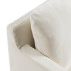 Modway Serene Fabric Slipcovered Swivel Armchair - Salt-8