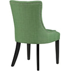 Modway Regent Fabric Dining Side Chair - Green - 2 Pack-Elegant Tapered Legs