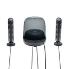 Harman Kardon  SoundSticks 4 - Black-Backed by decades of engineering expertise, discover the perfect combination of iconic design and exceptional audio. Enjoy consistently rich bass from the impressive dome subwoofer. And the two satellite speakers each have four drivers, for room-filling, clear, vibrant sound.