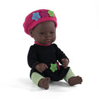 Miniland Anatomically Correct Newborn Doll - 12-5/8" - African Girl-Made of phthalates-free vinyl