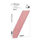 Logitech Keys-To-Go Bluetooth Keyboard for iPhone, iPad, and Apple TV - Pink-Comfortable, soft keys type silently so you and the people around you can focus on working or learning without distractions