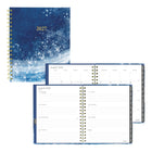 Blueline 17 Months Weekly/Monthly Planner - August to Dec - 9-1/4" H x 7"-1/4" W - Celestial Design - English-17 Months, August to December